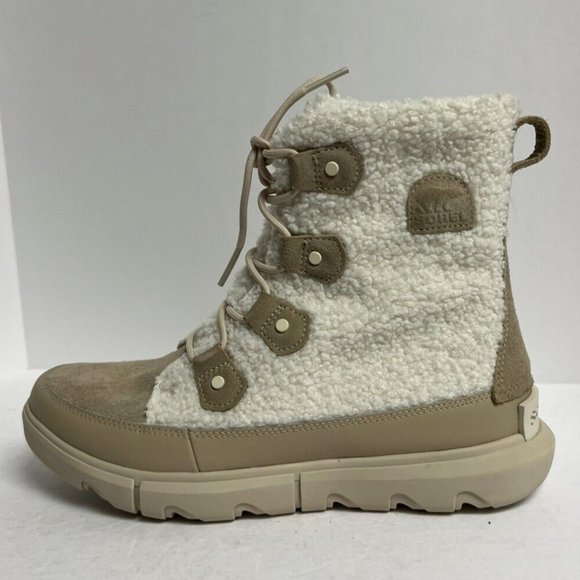 Sorel Women's Explorer II Joan Cozy Winter Boots White, Size 11M